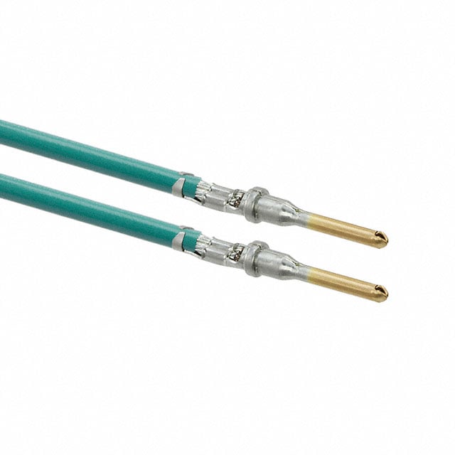 0845240014-04-G9-D by Molex - 4"" PRE-CRIMP A1857/19 GREEN