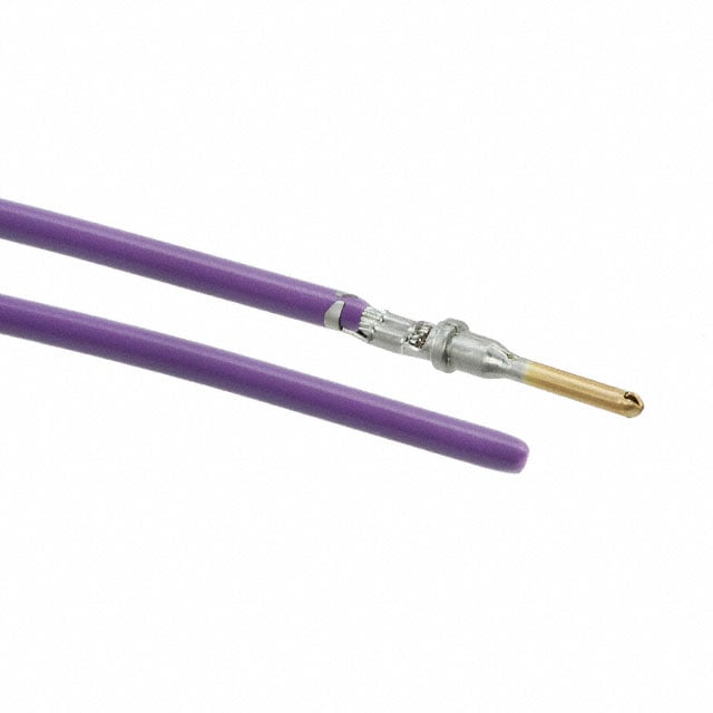 0845240014-03-V9 by Molex - 3"" PRE-CRIMP A1857/19 VIOLET