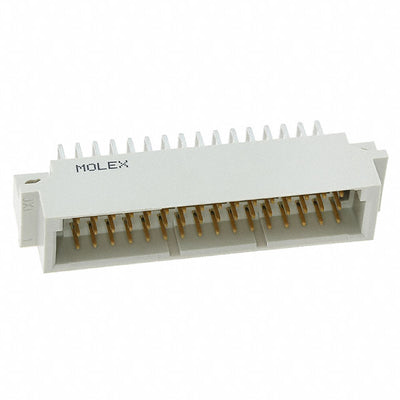 0850030062 by Molex - CONNECTOR DIN HDR 48POS PCB RA GOLD