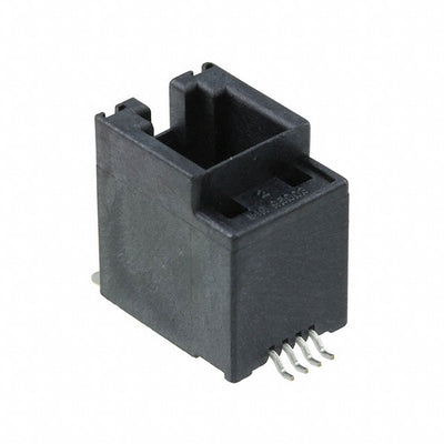 0855105117 by Molex - CONNECTOR MOD JACK 4P4C VERT UNSHLD