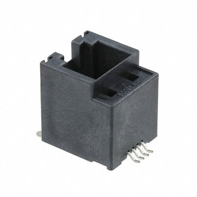 855105126 by Molex - CONNECTOR MOD JACK 6P4C VERT UNSHLD