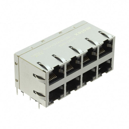 0857271002 by Molex - CONNECTOR JACK 8PORT 1000 BASE-T PCB