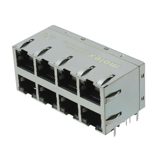 0857271003 by Molex - CONNECTOR JACK 8PORT 1000 BASE-T PCB