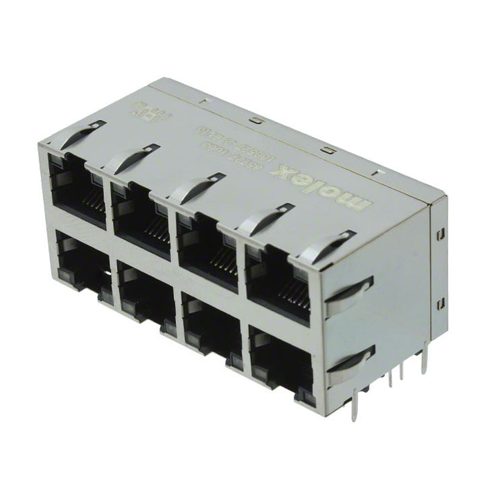 0857271003 by Molex - CONNECTOR JACK 8PORT 1000 BASE-T PCB
