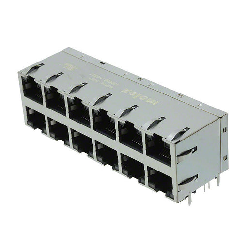 0857281003 by Molex - CONNECTOR JACK 12PORT 1000 BASE-T PCB