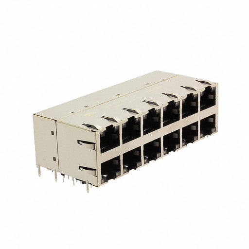 0857321008 by Molex - CONNECTOR JACK 12PORT 1000 BASE-T PCB