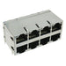 0863-2X4R-54-F by Bel Fuse Inc. - CONNECTOR JACK 8PORT 1000 BASE-T PCB