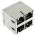 0879-2C2R-54 by Bel Fuse Inc. - CONNECTOR JACK 4PORT 1000 BASE-T PCB