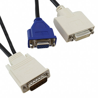 887685400 by Molex - CABLE DMS-59 M-DVI-I DL F/VGA F 8