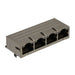 08B0-1X4T-36-F by Bel Fuse Inc. - CONNECTOR JACK 4PORT 100 BASE-T PCB
