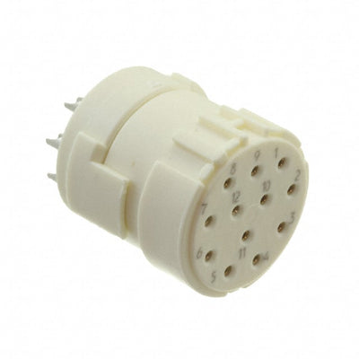 9151122712 by HARTING - CONNECTOR INSERT 12POS SLD CUP SKT