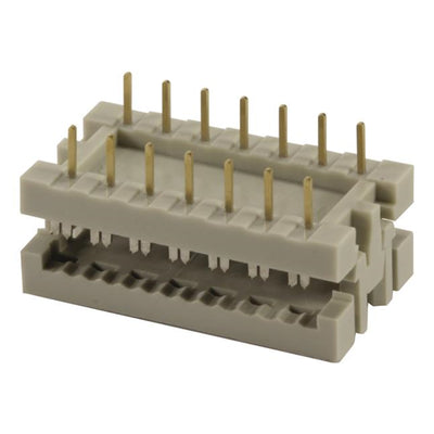 9170169622 by HARTING - CONNECTOR DIP HDR IDC 16POS VERT