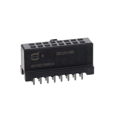 09195166824 by HARTING - SEK/IDC THR/SMC LOW PROFILE STRA