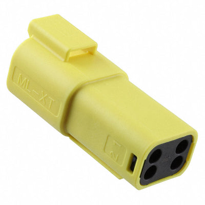 0934443105 by Molex - CONNECTOR RECPT HSG 4POS YLW