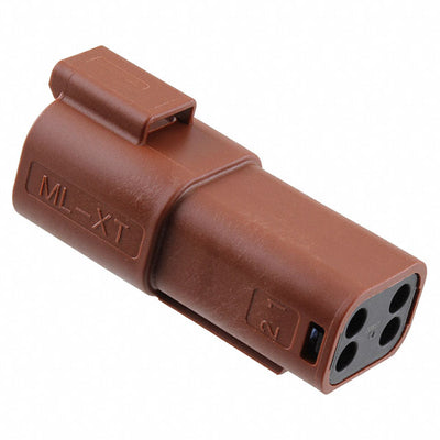 934443207 by Molex - CONNECTOR RECPT HSG 4POS BROWN