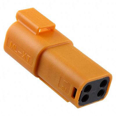 0934443208 by Molex - CONNECTOR RECPT HSG 4POS ORANGE