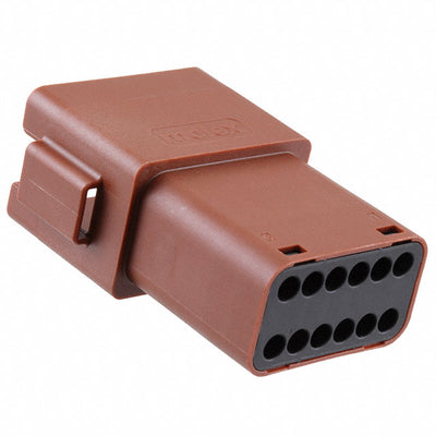 0934446147 by Molex - CONNECTOR RECPT HSG 12POS BROWN