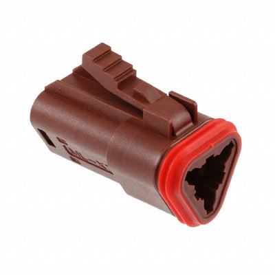 0934452107 by Molex - CONNECTOR PLUG HSG 3POS BROWN