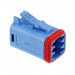 0934454104 by Molex - CONNECTOR PLUG HSG 6POS BLUE
