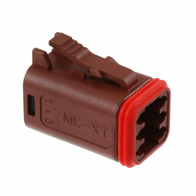 0934454107 by Molex - CONNECTOR PLUG HSG 6POS BROWN