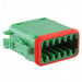0934456233 by Molex - CONNECTOR PLUG HSG 12POS GRN