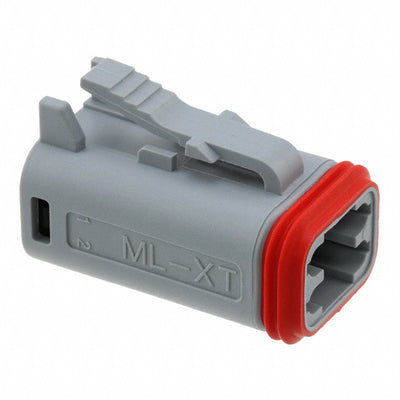0934453102 by Molex - CONNECTOR PLUG HSG 4POS ASSY GRY