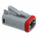 0934453102 by Molex - CONNECTOR PLUG HSG 4POS ASSY GRY