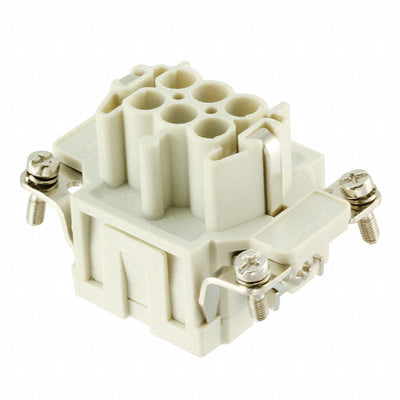 0936010203 by Molex - 6P + PE FEMALE INSERT 16A 500V/U