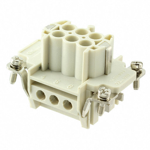 0936010207 by Molex - 6P + PE FEMALE INSERT 16A 500V/U