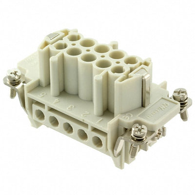 0936010231 by Molex - 10P + PE FEMALE INSERT 16A 500V/