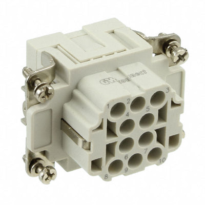 0936010237 by Molex - 10P + PE FEMALE INSERT 16A 500V/