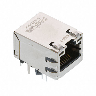 936273608 by Molex - CONNECTOR JACK 1PORT 1000 BASE-T PCB