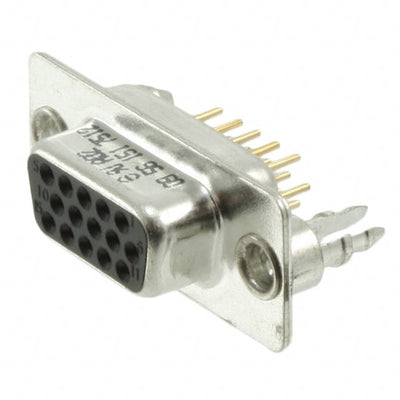 9561517512 by HARTING - CONNECTOR D-SUB HD RCPT 15P VERT SLDR
