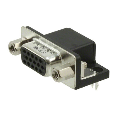 09561527613 by HARTING - CONNECTOR D-SUB HD RCPT 15P R/A SLDR