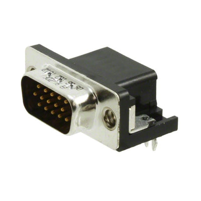9561627812 by HARTING - CONNECTOR D-SUB HD PLUG 15P R/A SLDR