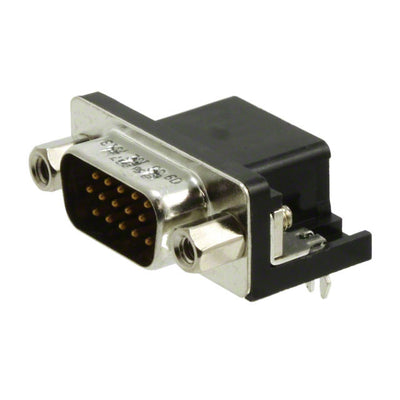 9561627813 by HARTING - CONNECTOR D-SUB HD PLUG 15P R/A SLDR