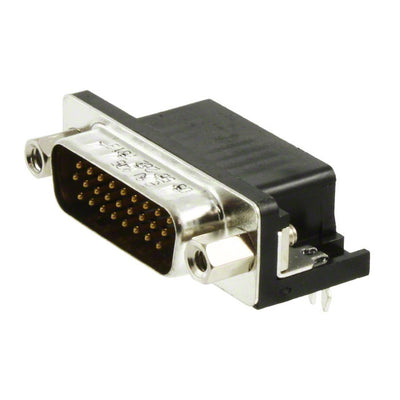 09562627813 by HARTING - CONNECTOR D-SUB HD PLUG 26P R/A SLDR