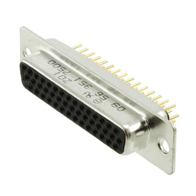 9563517500 by HARTING - CONNECTOR D-SUB HD RCPT 44P VERT SLDR