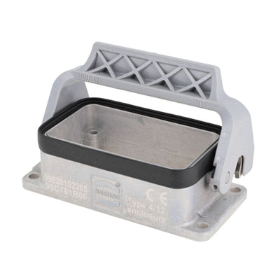 09628102305 by HARTING - 10B EMC BULKHEAD HOUSING, SINGLE