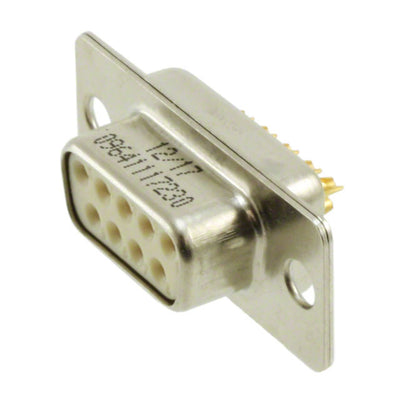09641117230 by HARTING - CONNECTOR D-SUB RCPT 9POS SLDR CUP