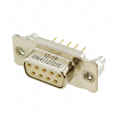 09641127215 by HARTING - CONNECTOR D-SUB RCPT 9POS VERT SLDR
