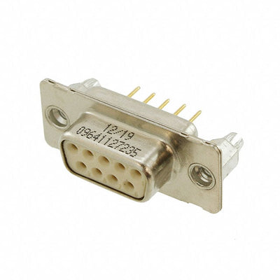 09641127235 by HARTING - CONNECTOR D-SUB RCPT 9POS VERT SLDR