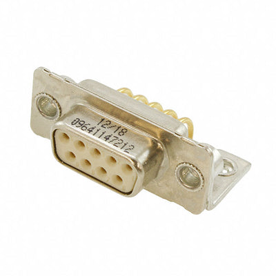 9641147212 by HARTING - CONNECTOR D-SUB RCPT 9POS R/A SLDR