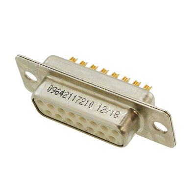 9642117210 by HARTING - CONNECTOR D-SUB RCPT 15POS SLDR CUP