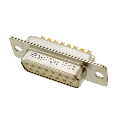9642117240 by HARTING - CONNECTOR D-SUB RCPT 15POS SLDR CUP