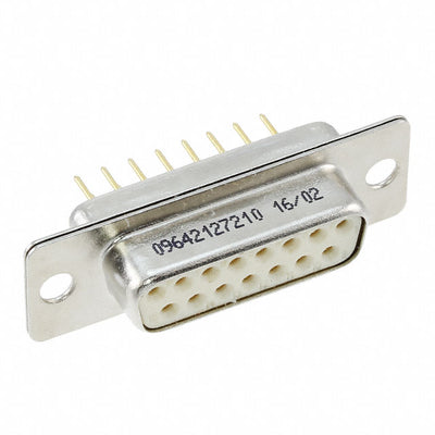 09642127210 by HARTING - CONNECTOR D-SUB RCPT 15POS VERT SLDR