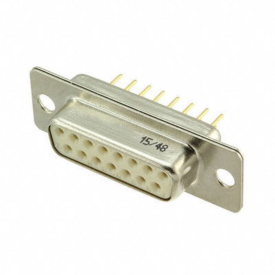 9642127230 by HARTING - CONNECTOR D-SUB RCPT 15POS VERT SLDR
