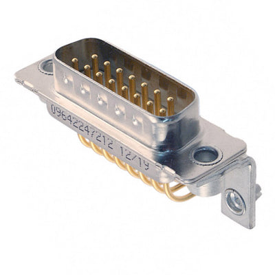 9642247212 by HARTING - CONNECTOR D-SUB PLUG 15POS R/A SLDR