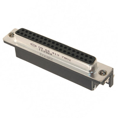 09644137802 by HARTING - CONNECTOR D-SUB RCPT 37POS R/A SLDR