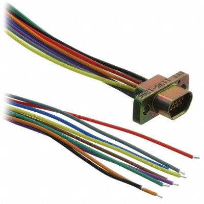 MDM-9SH003B by ITT Cannon, LLC - CABLE ASY MICD TO WIR 9P 457.2MM